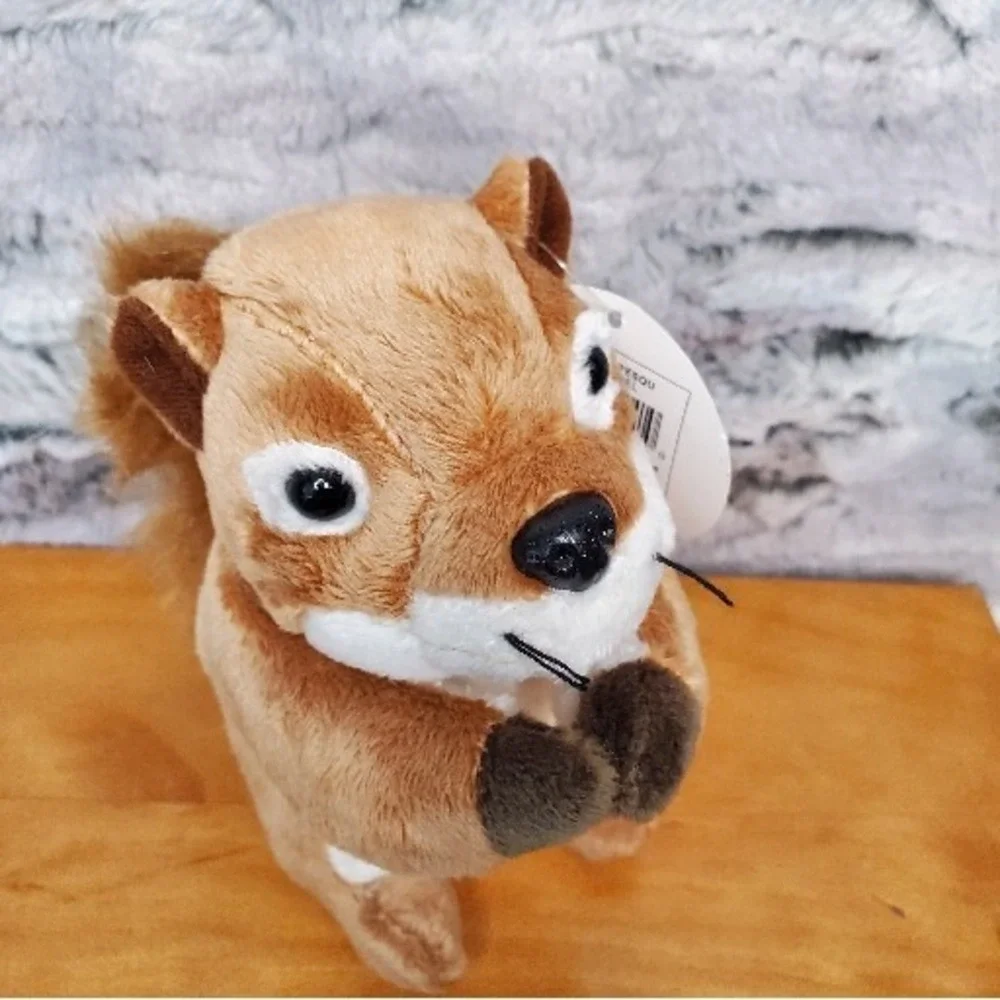 Adventure‎ Planet Pounce Pals Plush 6 Inch Squirrel Stuffed Animal With Tags